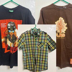 LRG Lifted Research Group bundle 3 shirts Small vintage
